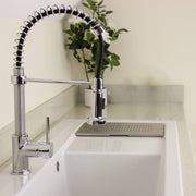 Grifo de cocina con rociador extraíble cromado L 35 x A 9 x H 54 cm