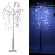 Árbol LED blanco 280 Micro LED Cold Blanco fijo Al. Para uso al aire libre