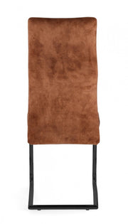 4x Silla Thelma Terciopelo Óxido