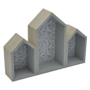 Estante de madera Rebecca casetta 3p cm32x3h16,5