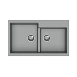 Fregadero Tip Toe N200 de 2 senos croma