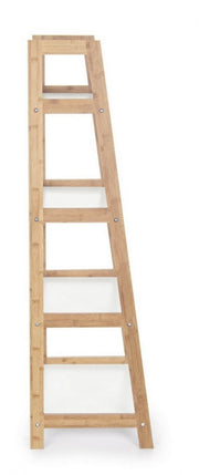 Librería de bambú con cuatro estantes BROOKLYN 62x38x h130 cm