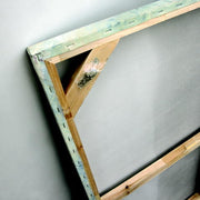 Óleo sobre lienzo multicolor y bastidor de madera 70x140 cm