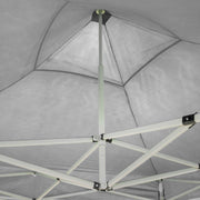 Gazebo plegable blanco de PVC impermeable 3x6