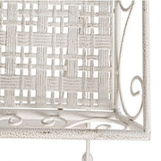 Mesa de centro clásica rectangular de metal Emily