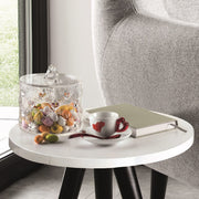 Guzzini - Juego de 2 tazas de capuchino de cerámica con plato de amor 200 ml