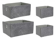 4x Set4 Cesta Averill Gris