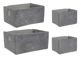 4x Set4 Cesta Averill Gris
