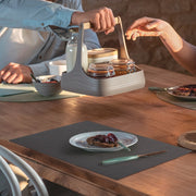 Mantel individual de carbón de doble cara Nature