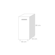 Armario de cocina Blanco Fresno 1 puerta Cm 30x50xH 85