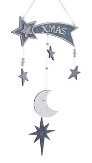 Pendaglio Stella Cometa Antraci 12x