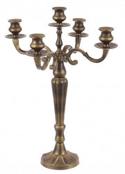 Candelabro Laryn Bruñido 5 Quemadores h52 Cod.0186234
