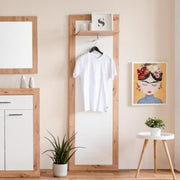 Panel perchero de roble blanco Wien 43