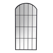 Espejo de metal negro cm64x2h139