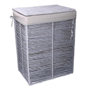 Papelera plegable rectangular gris claro paper hilary cm30x40h55