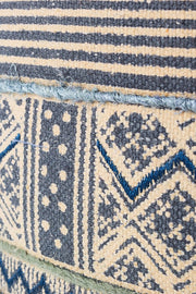 Puf de algodón de estilo étnico TILAK Snorkel diámetro 50x h35 cm