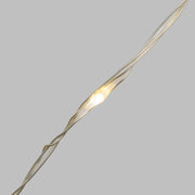 Cadena 500 MicroLED Bobina 25m blanco cálido con cable plata transparente