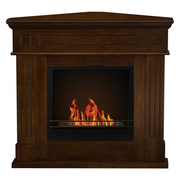 Bioetanol chimenea de bioetana desde el suelo en la esquina Ford Brown L110 x P45 x H100