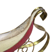 Caja regalo metal naranja 14,5x9h9 cm