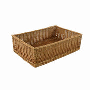 Cesta de mimbre rectangular recta cm60x40h17