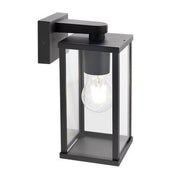 Aplique inferior E27 línea dorada negro