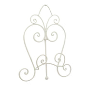 Atril metal blanco cm25,5x17h31