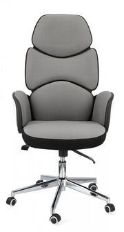 Sillón de oficina con reposabrazos en tejido ARMSTRONG Dark Grey 64x69 x h118.5 - 128 cm