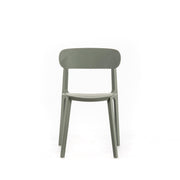 Silla polipropileno gris claro 48x52x77,5h cm