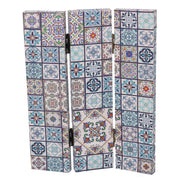 Paravento estampado 3 paneles cerámicos 120,6x2,5xh180,6x2,5xh180