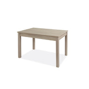 Mesa de comedor extensible de olmo íntegramente en madera de melamina cm 85x140 - 180