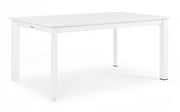 Mesa de jardín extensible Konnor blanco