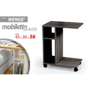 Servetto sofá cama revistero gris bandeja para comida cm 45 x 30 x 56 h