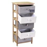 Cajonera Brenda botón 5 cajones cm40x29xh90