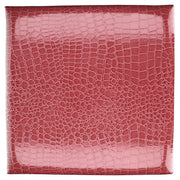 Puff polipiel rojo cuadrado cm30x30h30