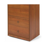Mueble tabla de planchar Nogal Madera melamínico antiguo 3 cajones cm 44x57xH.89