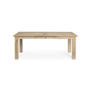 Mesa de exterior rectangular en madera de teca FSC cm 200 - 260x 100x h 78