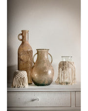 Florero Arleen Burdeos Vt Rosa Antiguo H50 BZ