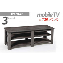 Muebles de habitación baja puerta de televisión baja 120x 40 x 40 h gris cm