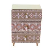 Soporte madera tela morfeo 3 cajones cm24x13h34