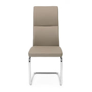 Silla en ecopiel Tortora THELMA 44x58x h104 cm