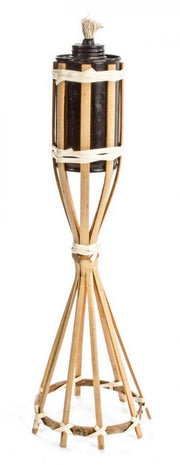 Antorcha de mesa de bambú interior exterior cm 36 h