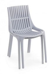 Silla de exterior Cassandra gris claro
