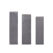 Conjunto de 3 columnas cuadradas para muebles de jardín antracita Melange