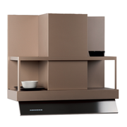 Campana extractora ETRA NO DRIP en acero inoxidable cobre 90 cm