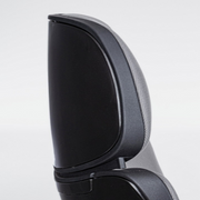 Sillón de oficina Armstrong tapizado gris-negro