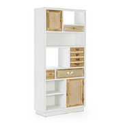 Librería Eloise 3 puertas 3 cajones en madera 180h cm