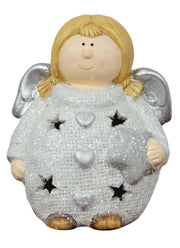 Angelo con led nci-3812 cm. 29 x 18 h 36