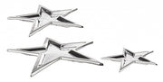 Set de 3 Estrellas Gemelas de Plata