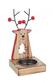 12x Vela Roja de Pino