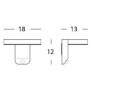 Aplique Solar 4W Led 4000K línea solar grafito